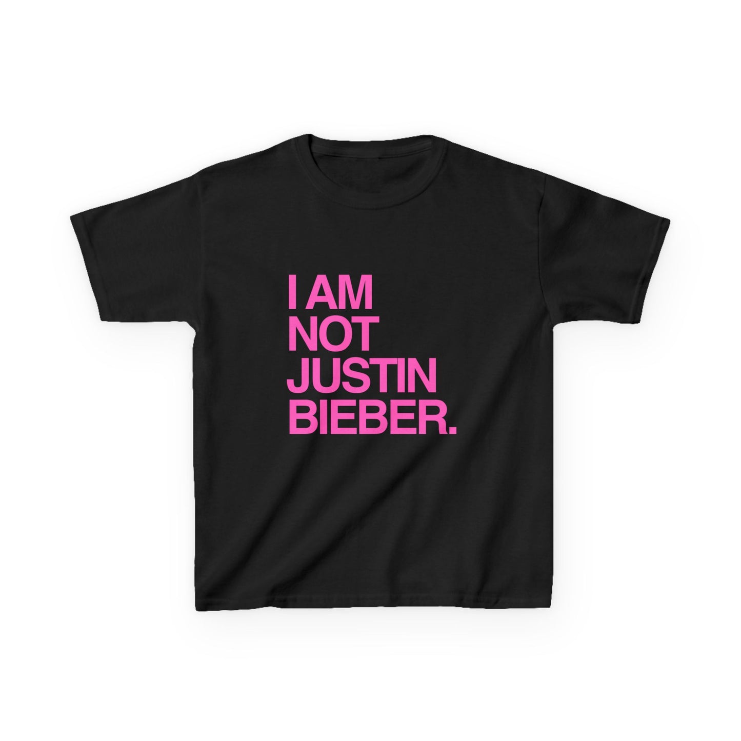 ''I am not Justin!'' Baby Tee