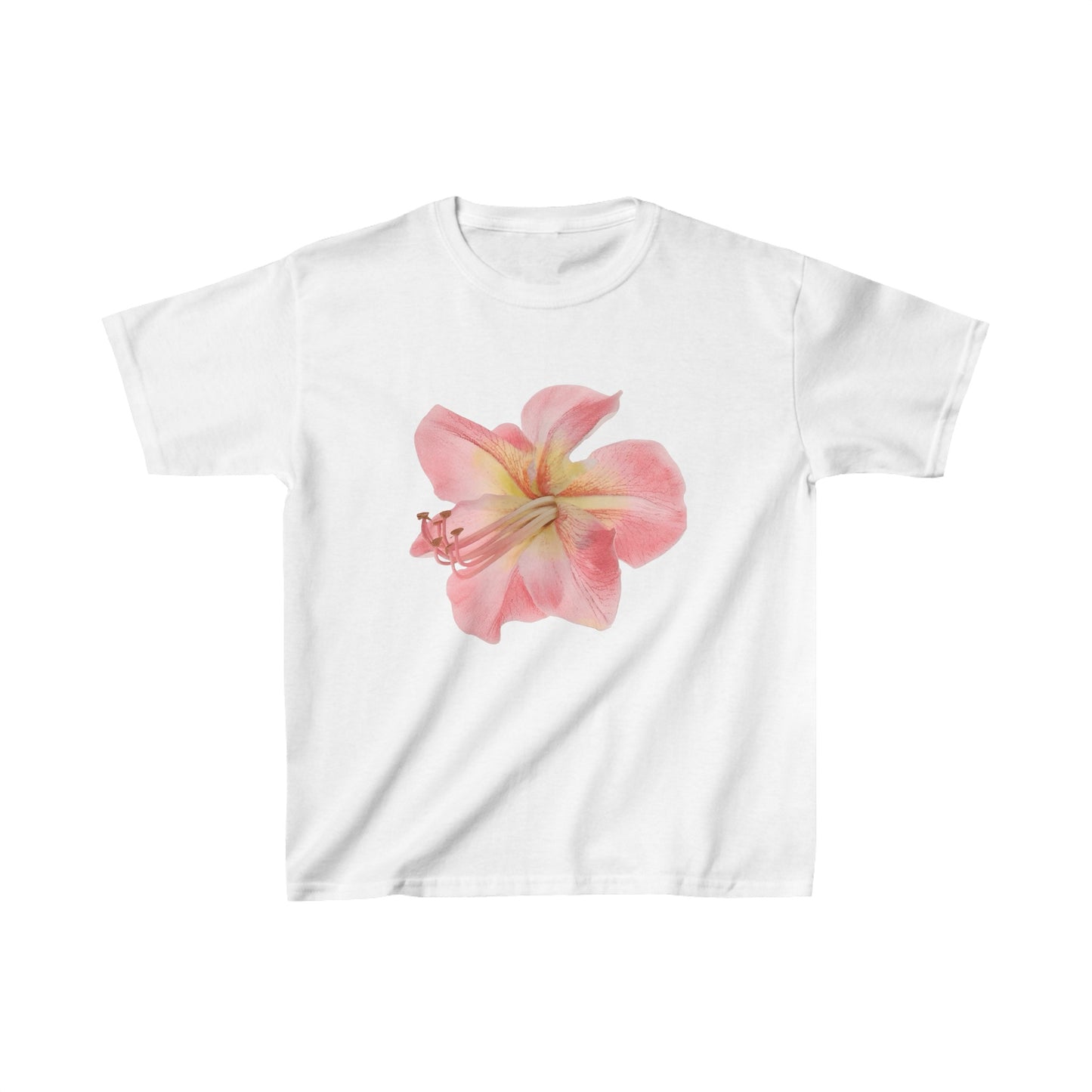USA ''Blush Hibiscus'' Baby Tee