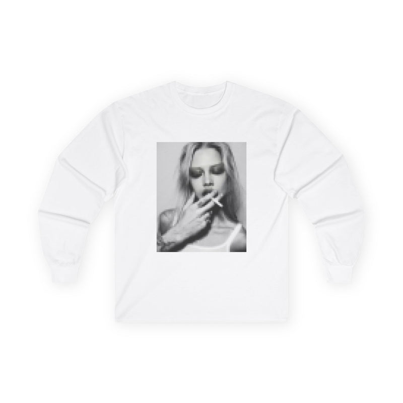 red streetwear graphic long sleeve shirt - trendy womens streetwear from Sadie's Lore