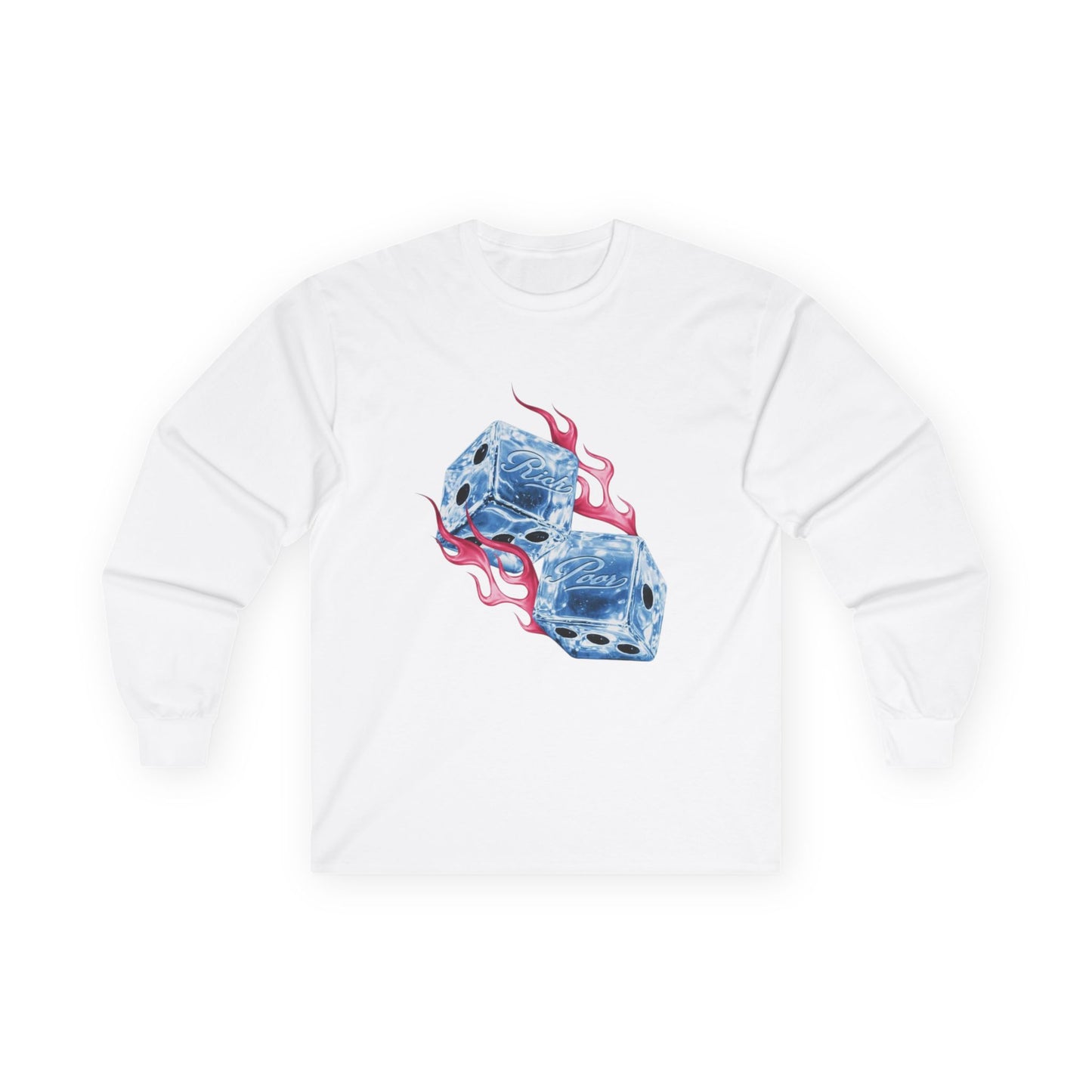''Flaming Dice'' Long-sleeve