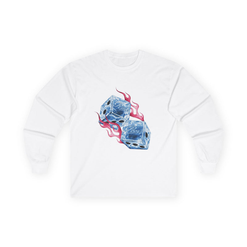 ''Flaming Dice'' Long-sleeve