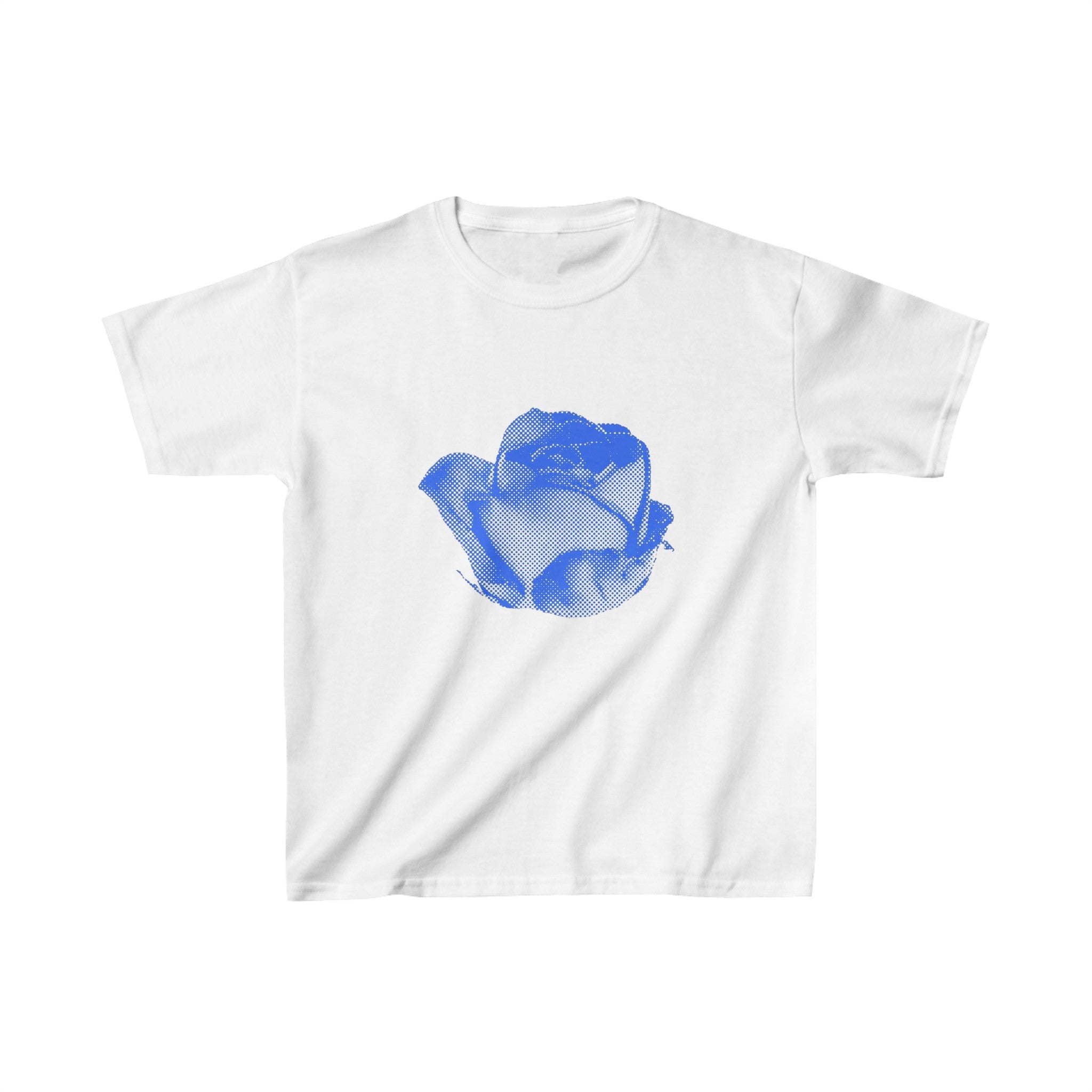 blue coquette graphic baby tee - trendy womens streetwear from Sadie's Lore