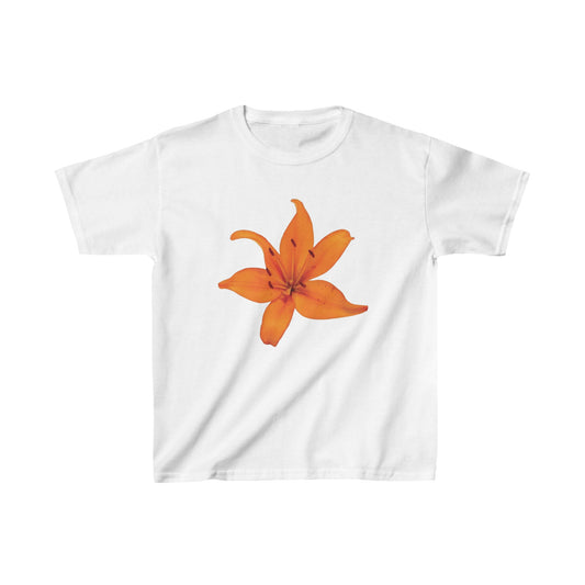 ''Orange Lillium'' Baby Tee