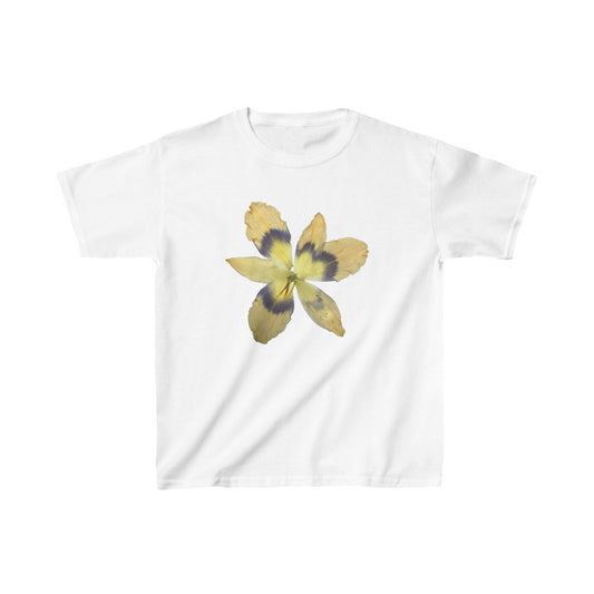 ''Purple Amber Flower'' Baby Tee