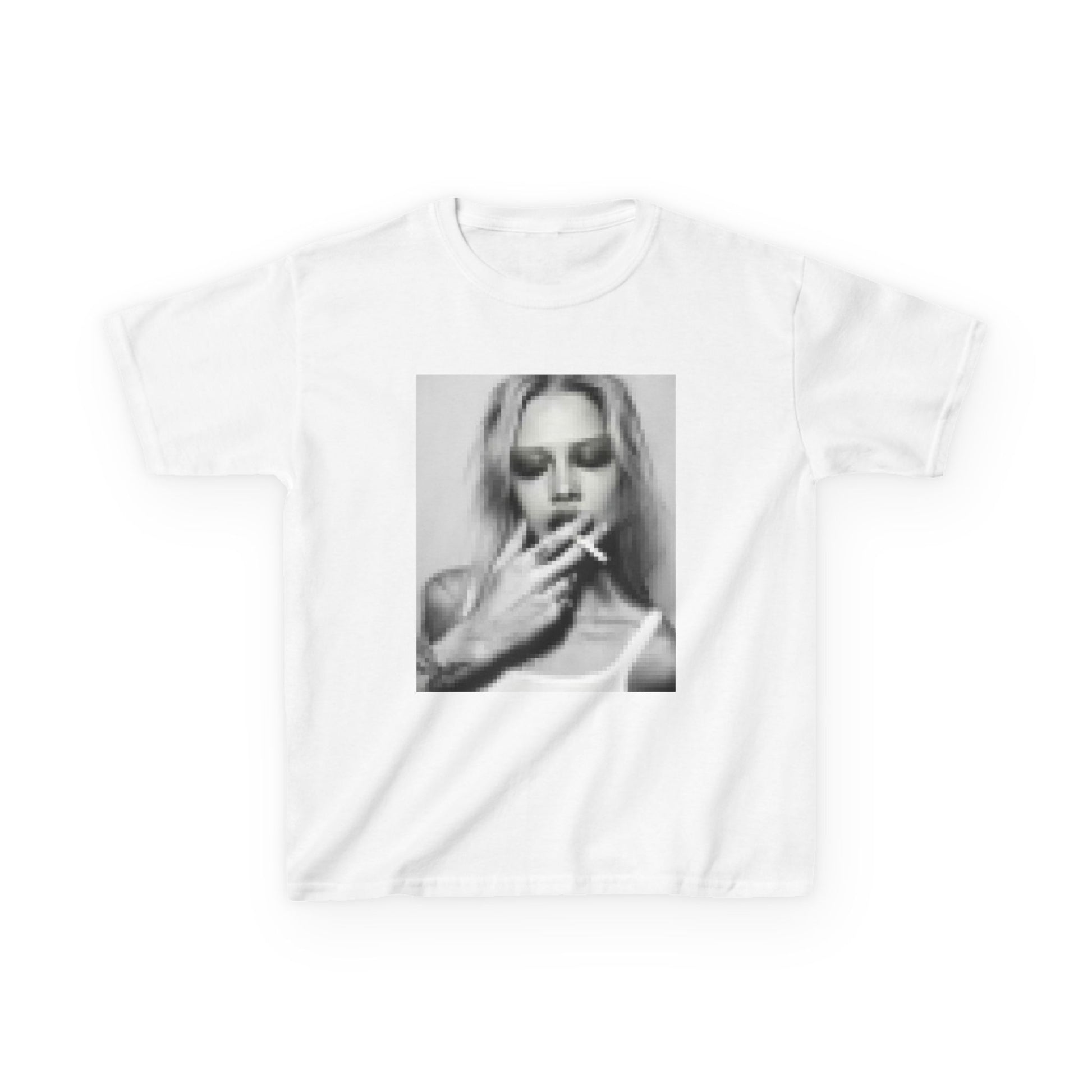 red coquette graphic baby tee - alternate view - Sadie's Lore