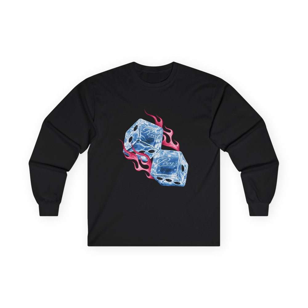 ''Flaming Dice'' Long-sleeve