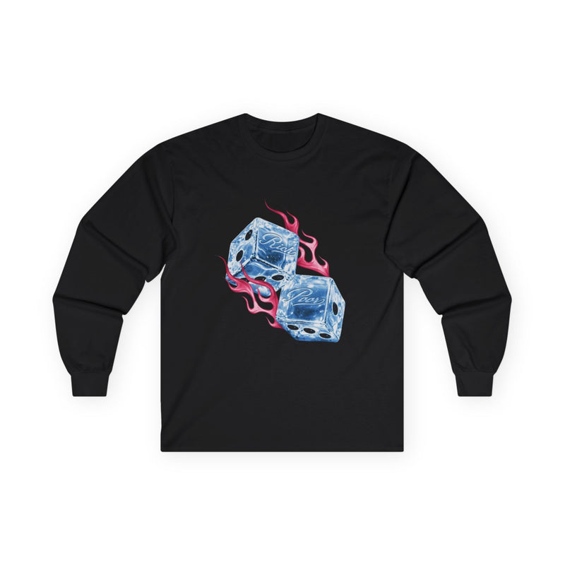 ''Flaming Dice'' Long-sleeve