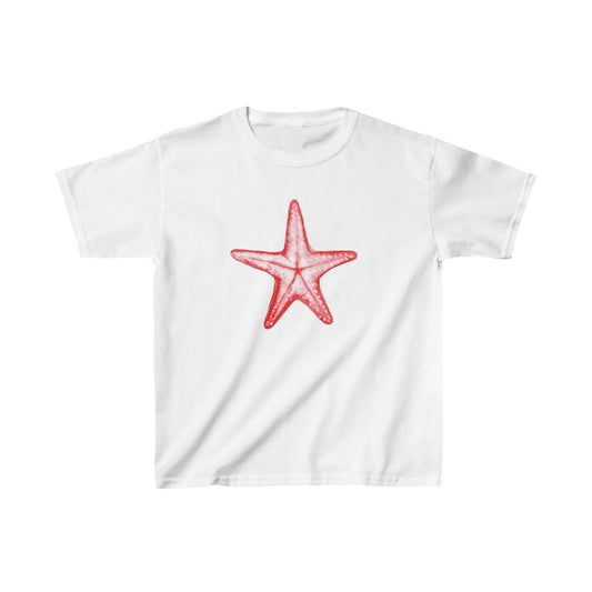 ''Red Starfish'' Baby Tee