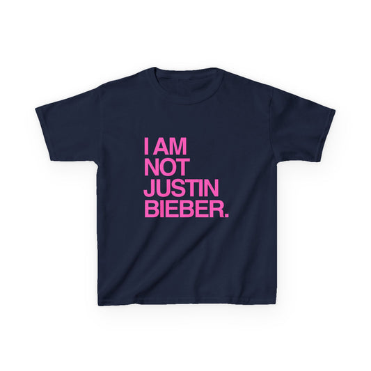 ''I am not Justin!'' Baby Tee