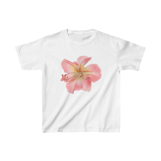 ''Blush Hibiscus'' Baby Tee