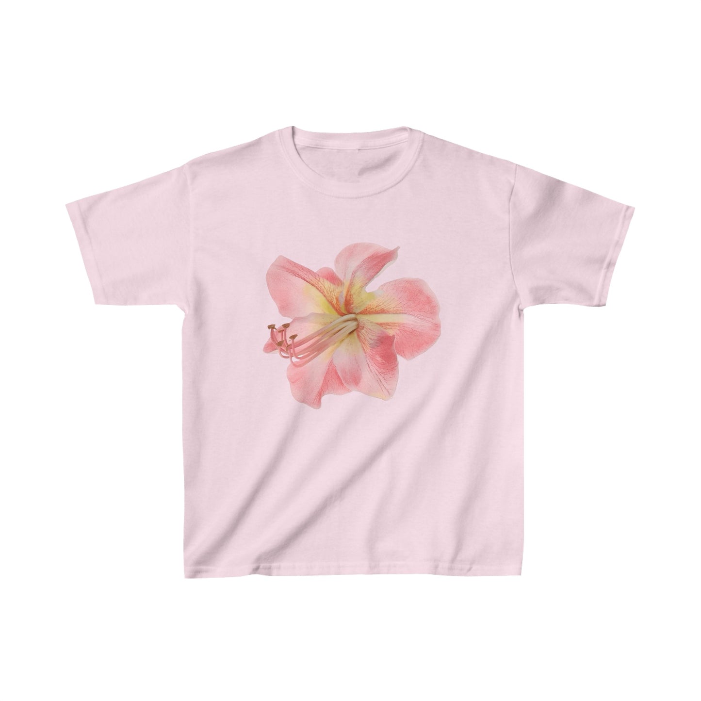 ''Blush Hibiscus'' Baby Tee