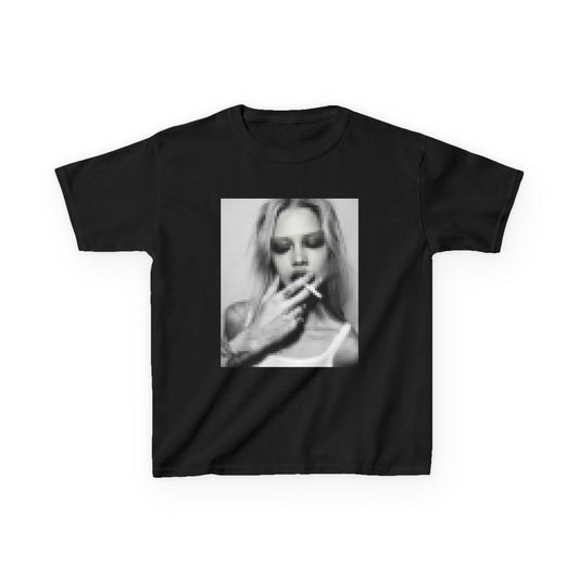 red coquette graphic baby tee - trendy womens streetwear from Sadie's Lore