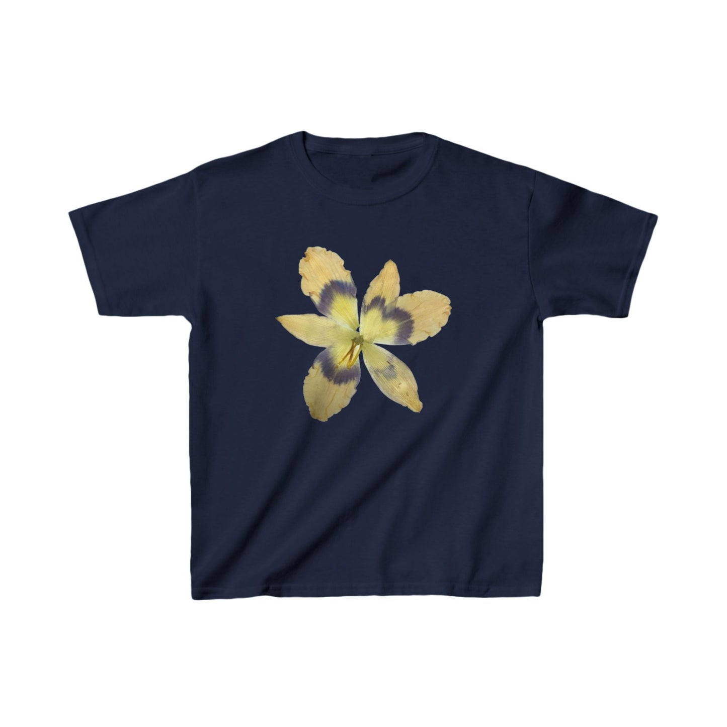 ''Purple Amber Flower'' Baby Tee