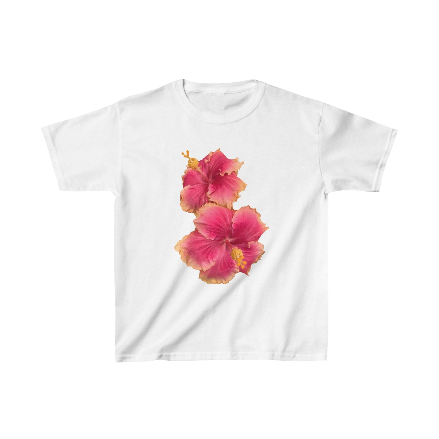 ''Hibiscus Twins'' Baby Tee