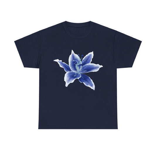 ''Blue Lilly Flower'' Classic Tee